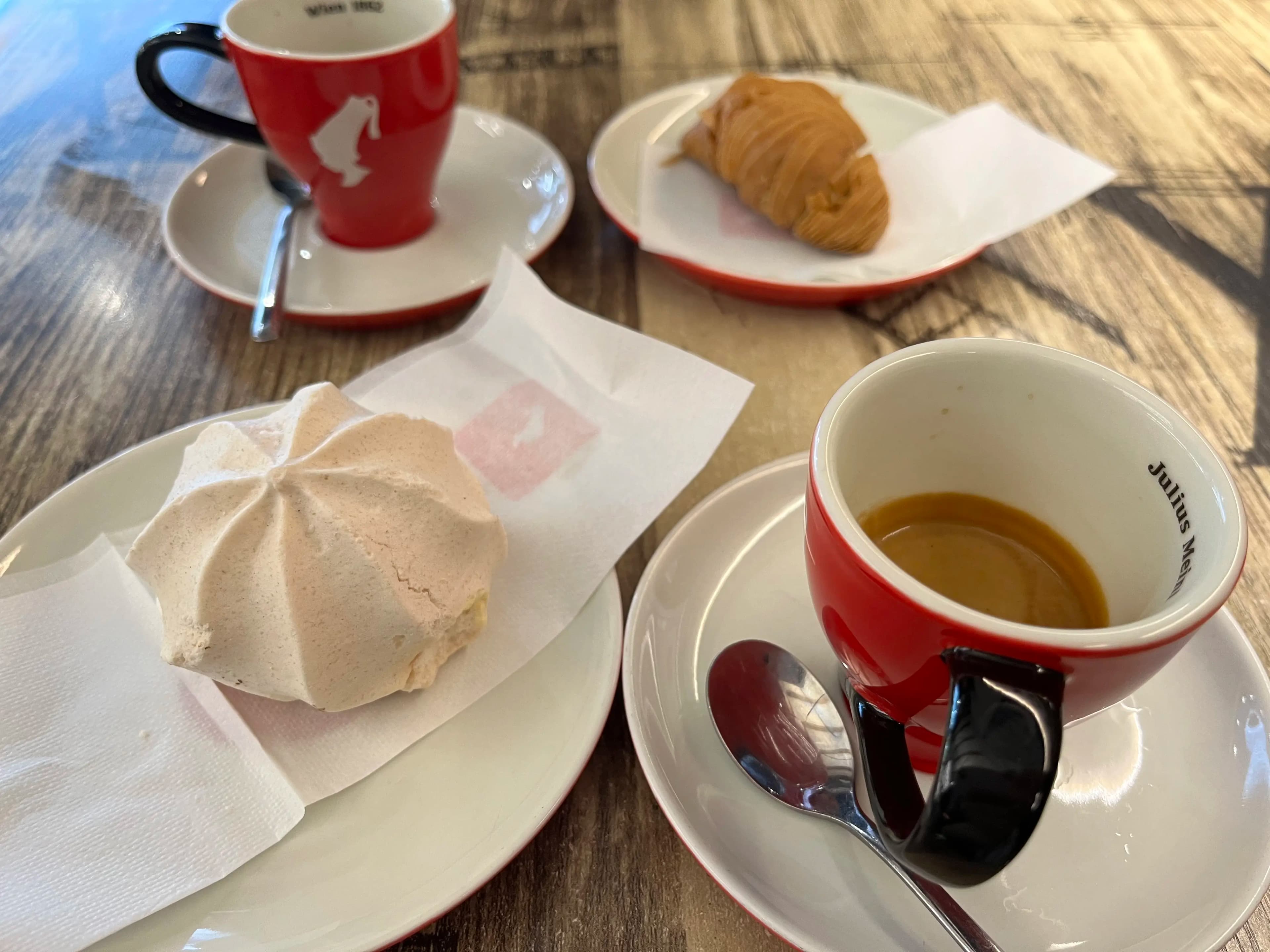 espresso and baked goods